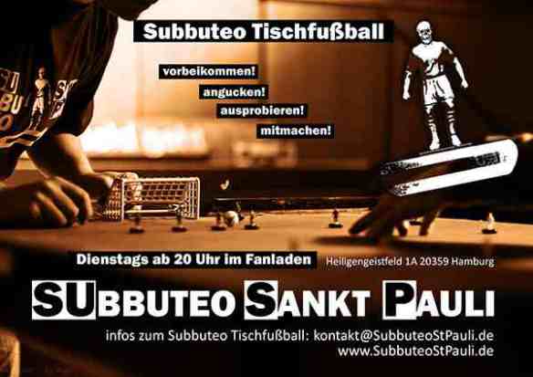 Scum on tour: Subbuteo Sankt Pauli!
